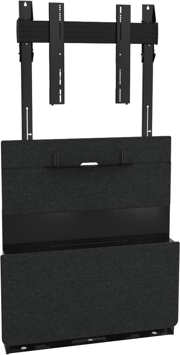 CHIEF® TEMPO™ TFSMW FLOOR SUPPORT MOUNT - DARK PET FELT